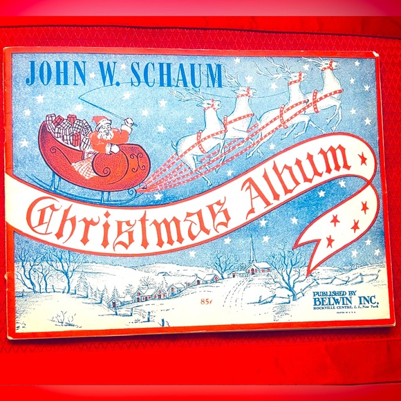 1945 John W Schaum Vintage Christmas Album Piano Book - Picture 1 of 8